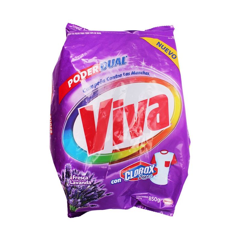 Detergente Viva Fresca Lavanda en Polvo 850gr
