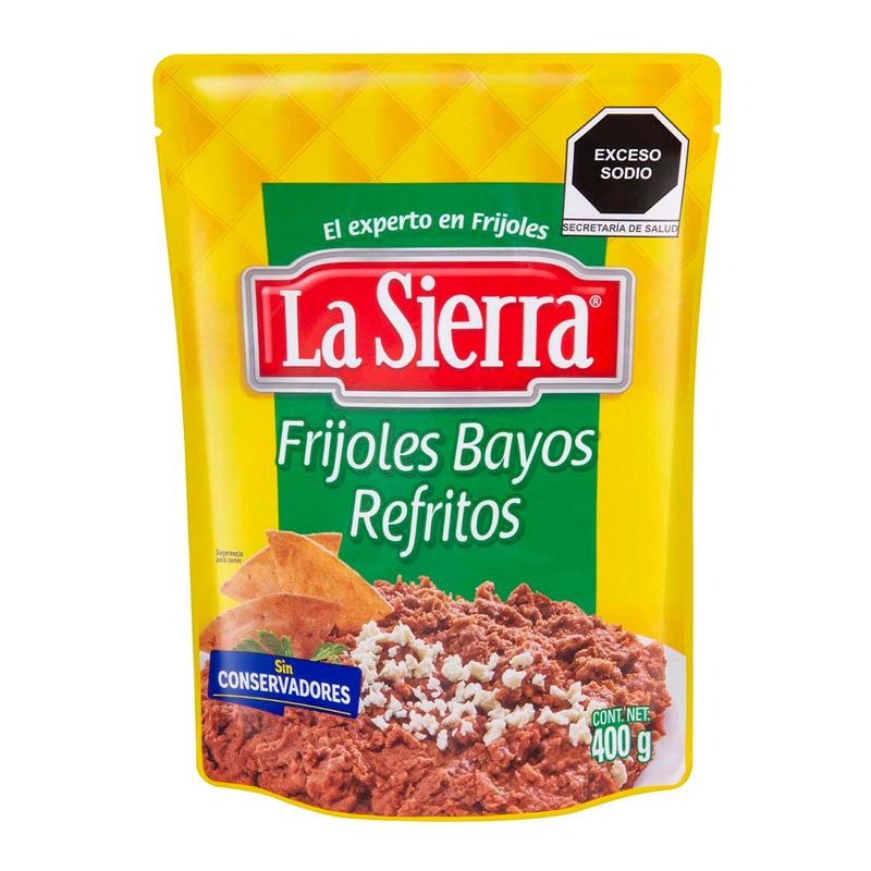 Frijoles La Sierra Bayos Refritos Pouch 400gr