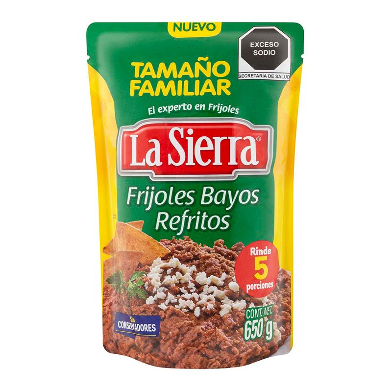 Frijoles La Sierra Bayos Refritos Pouch 650gr
