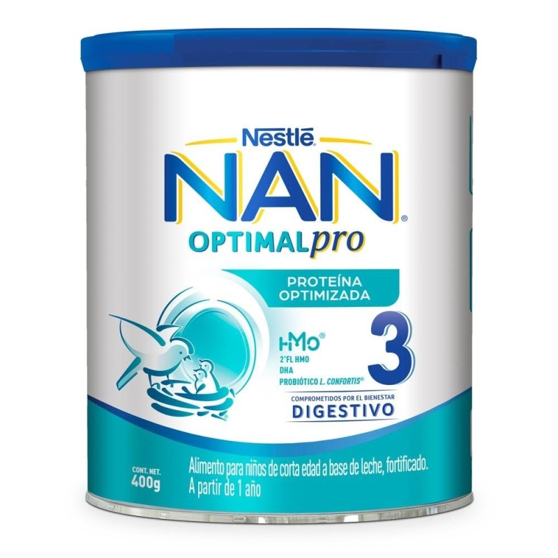 Fórmula Infantil Nan 3 Nestlé Optimal Pro 400gr