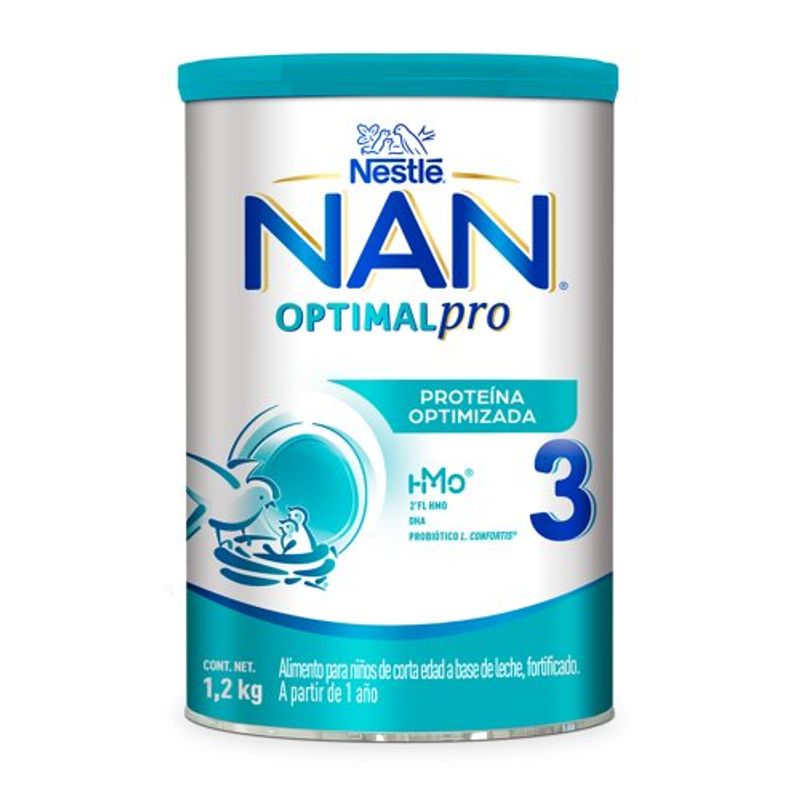 Fórmula Infantil Nan 3 Optimal Pro Nestlé 1.2kg