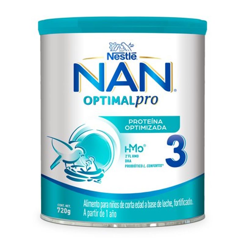 Fórmula Infantil Nan 3 Optimal Pro Nestlé 720gr