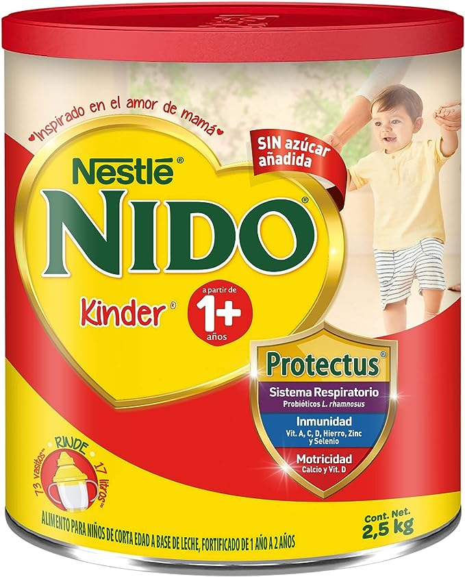 Leche Nido Kínder Nestlé en Polvo 2.5kg