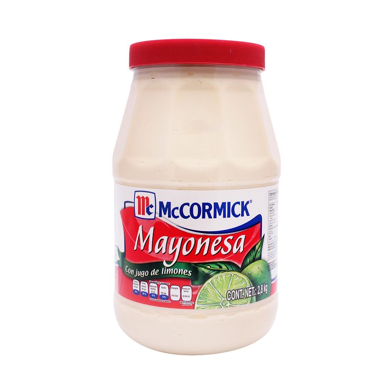 Mayonesa McCormick con Jugo de Limón 2.8kg