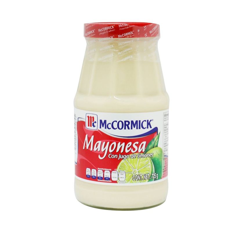 Mayonesa McCormick con Jugo de Limón 725KG
