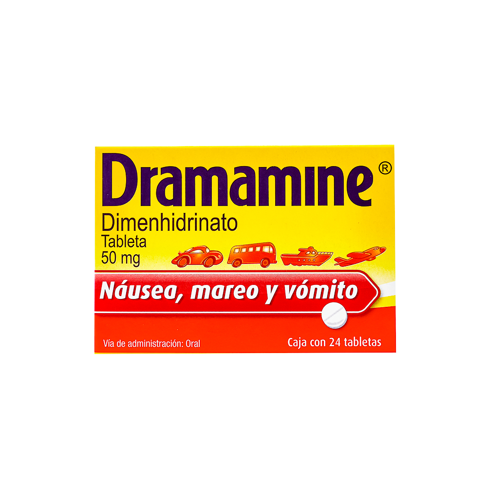Medicamento Dramamine Tabletas 1pz
