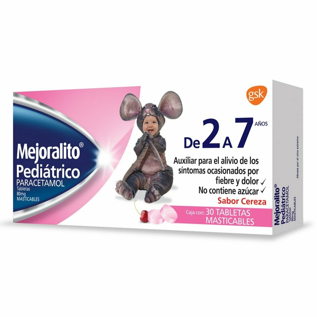 Medicamento Mejoralito Pediatrico Caja con 30pz