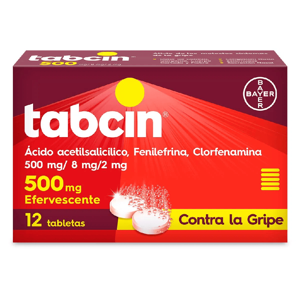 Medicamento Tabcin Efervescente Noche 12pz