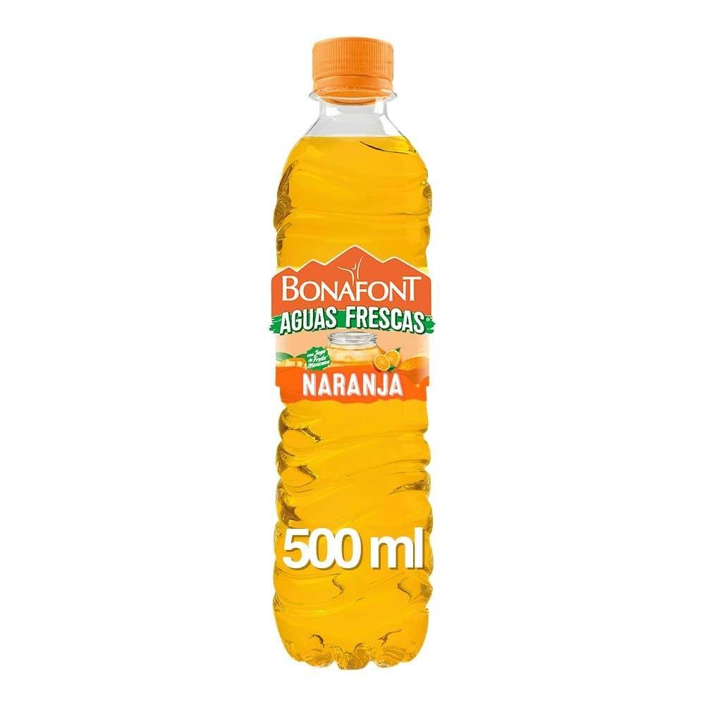 Agua Bonafont Aguas Frescas Naranja 500ml