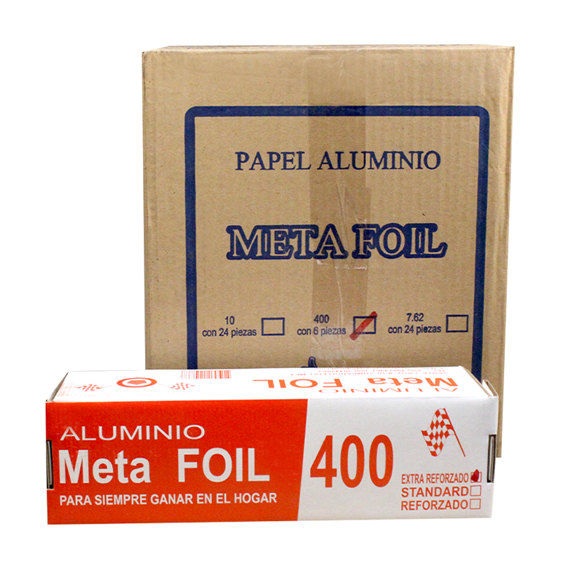 Aluminio Meta Foil Jumbo Gofrado 4 1pz