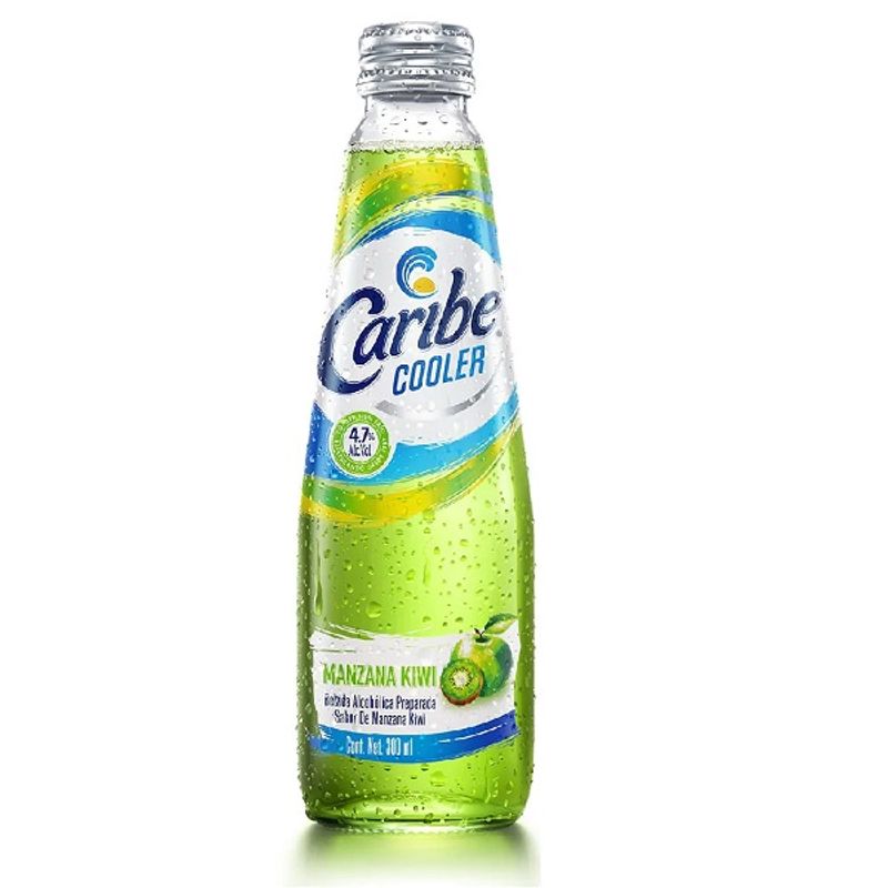 Bebida Alcohólica Caribe Manzana Verde-Kiwi 300ml