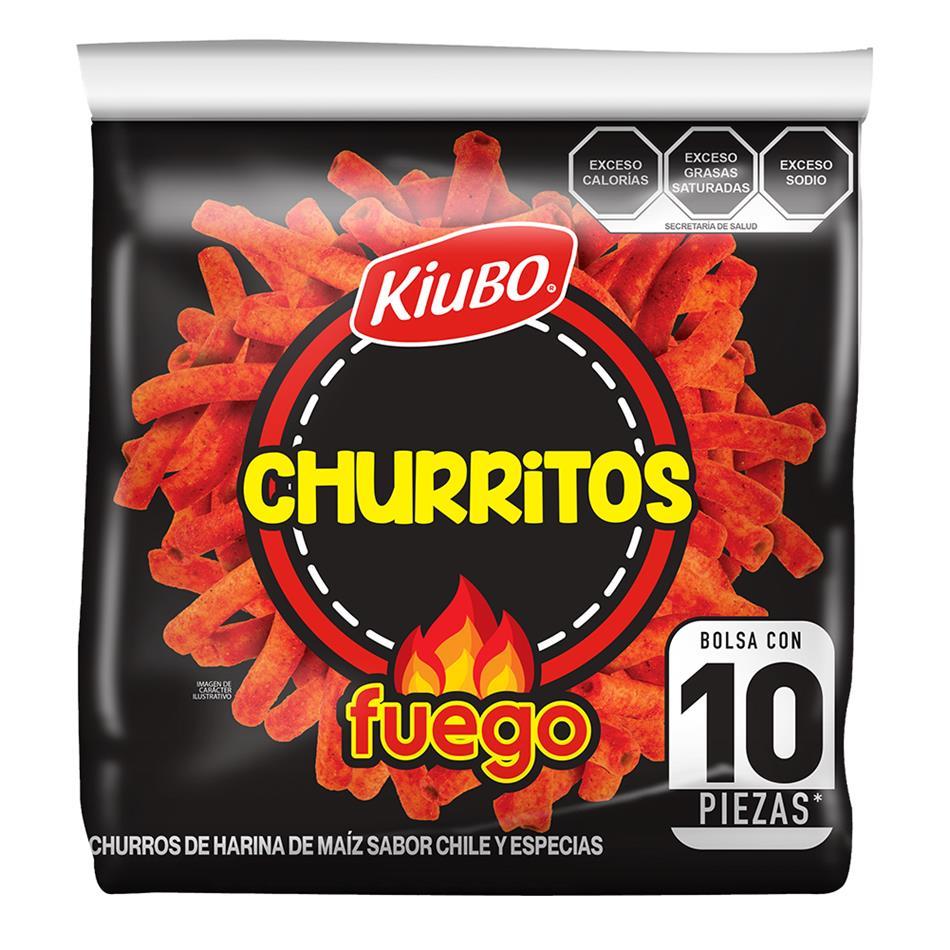 Botana Kiubo Churritos Fuego 10pz