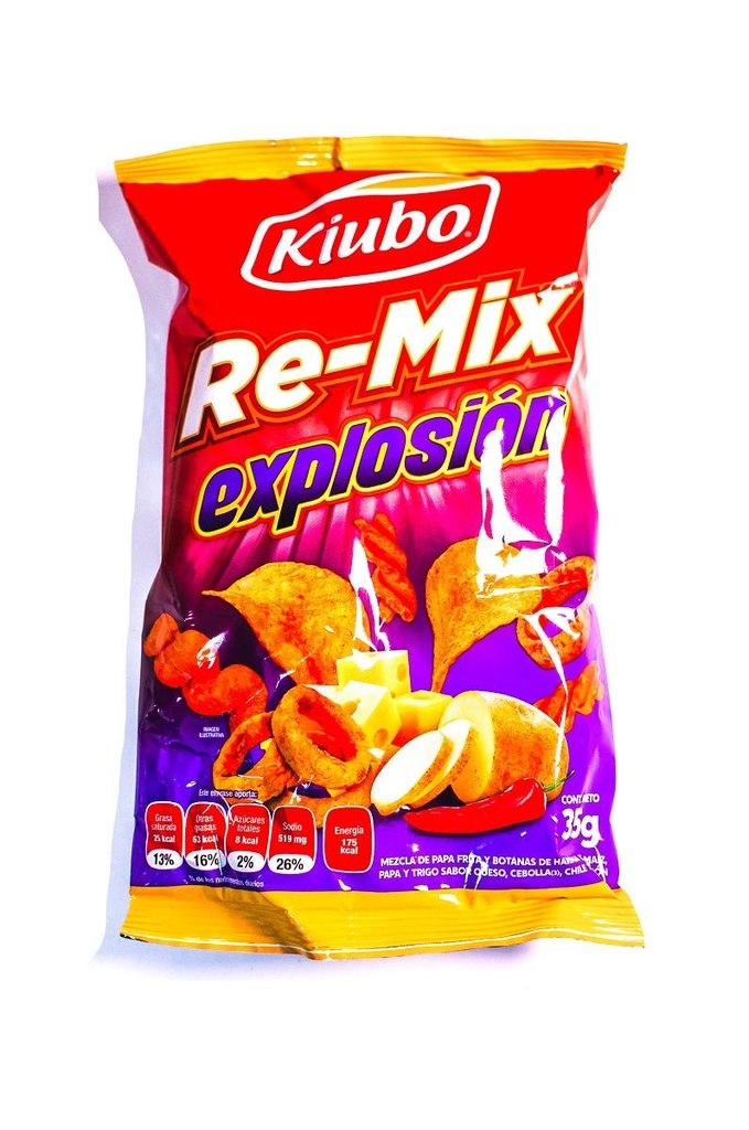 Botana Kiubo Re-Mix Explosion 10pz