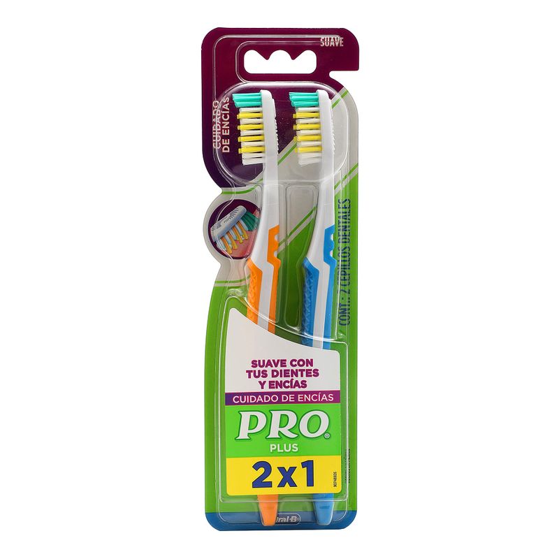 Cepillo Dental Pro Cuida Encías 2pz