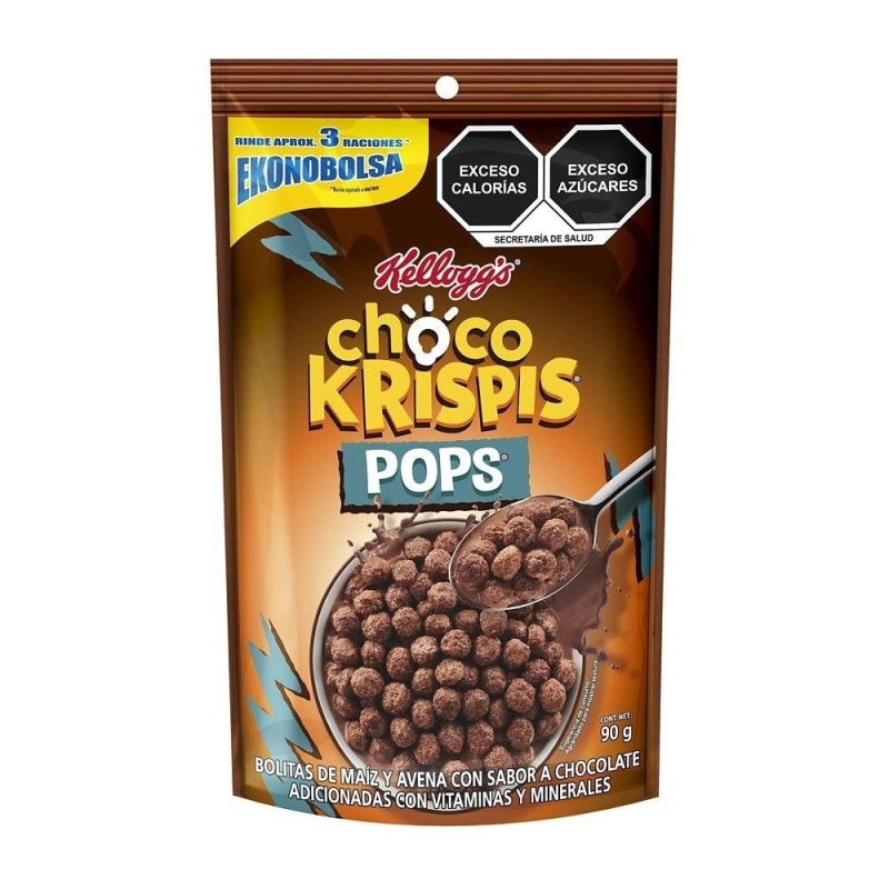 Cereal Choco Krispis Kellogg's Pops Ekonobolsa 90gr