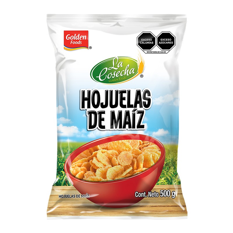 Cereal La Cosecha Golden Foods Hojuelas de Maíz 500gr