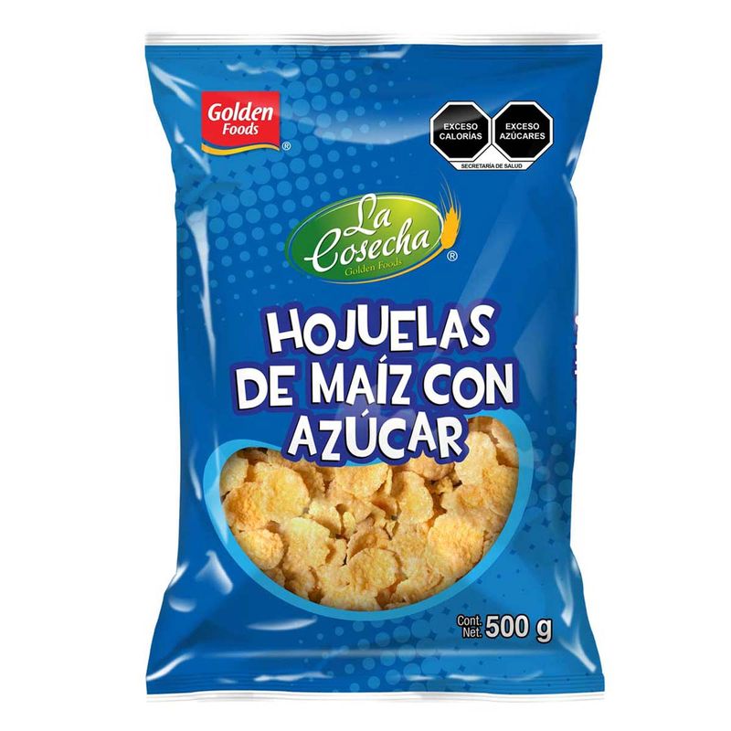 Cereal La Cosecha Golden Foods Hojuelas de Maíz con Azúcar 500gr
