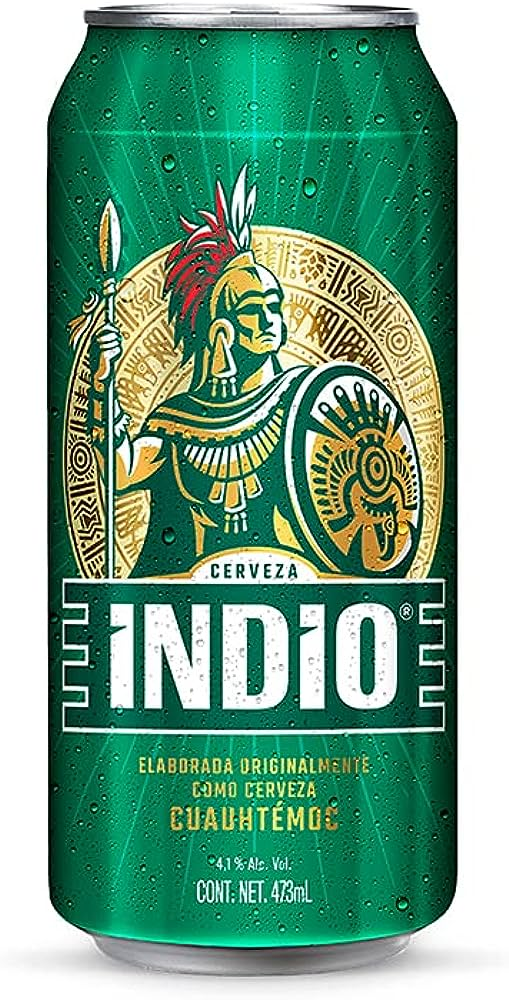 Cerveza Indio Lata 473ml