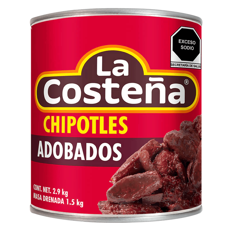 Chiles Chipotles La Costeña Adobados 2.9kg