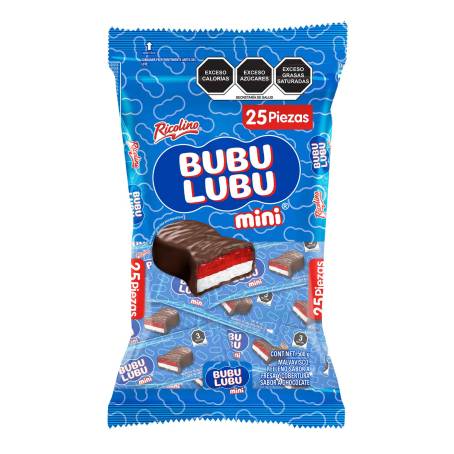 Chocolate Bubu Lubu Mini Ricolino 25pz