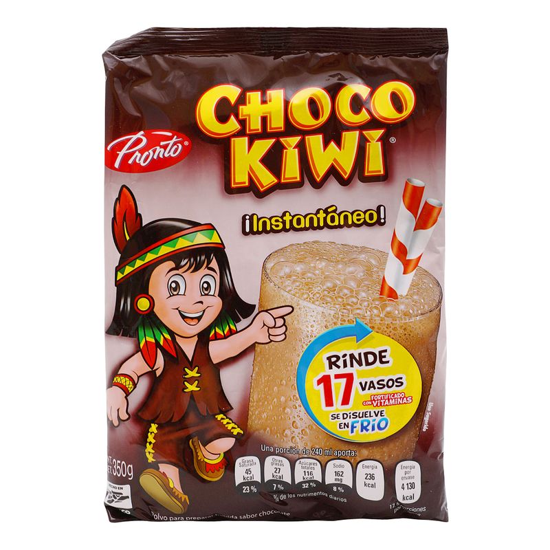 Chocolate Pronto Choco Kiwi Bolsa 350gr