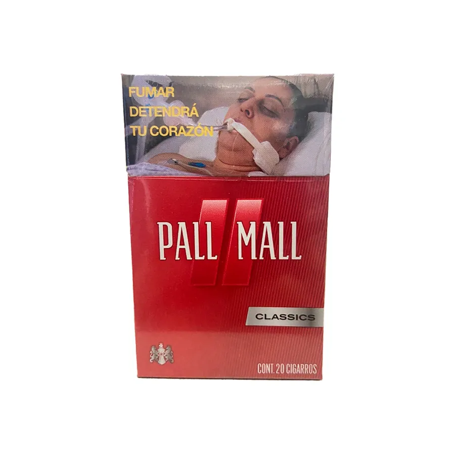 Cigarros Pall Mall Exactos Rojos 20pz
