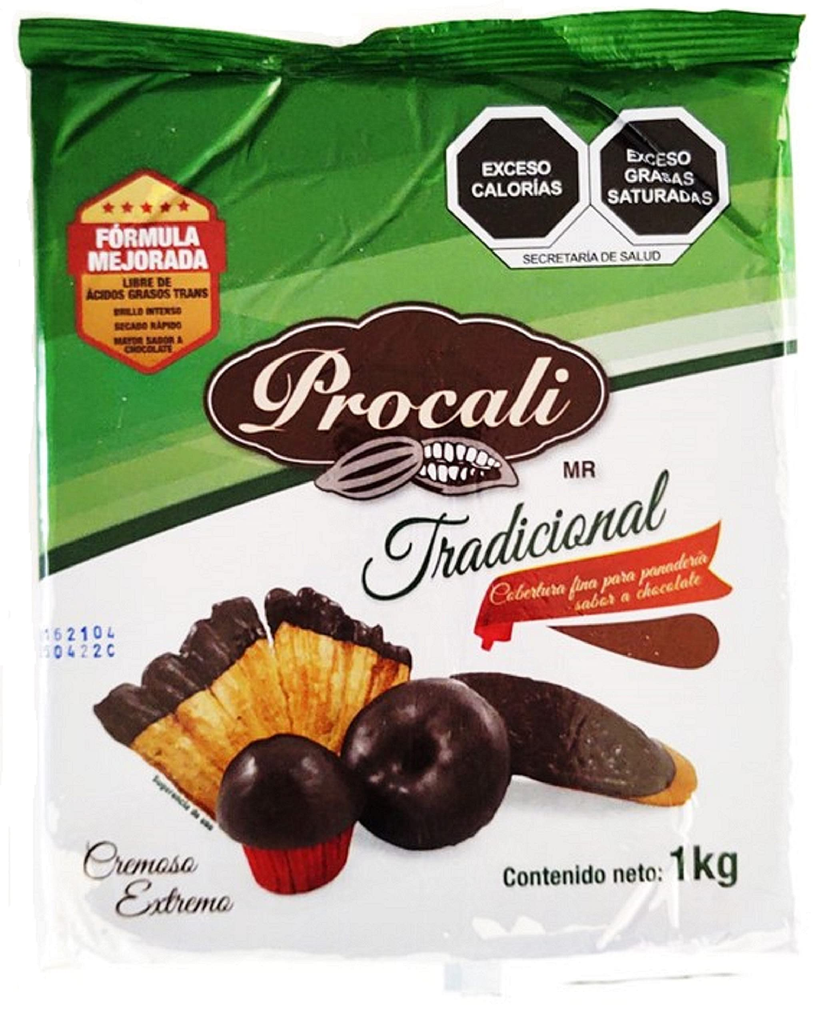 Cobertura Procali Tradicional Chocolate para Panadería 1kg