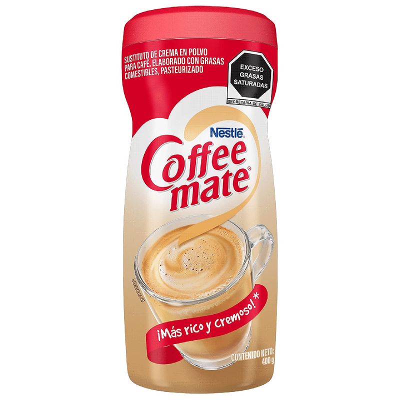 Crema Coffee Mate Nestlé para Café en Polvo 400gr