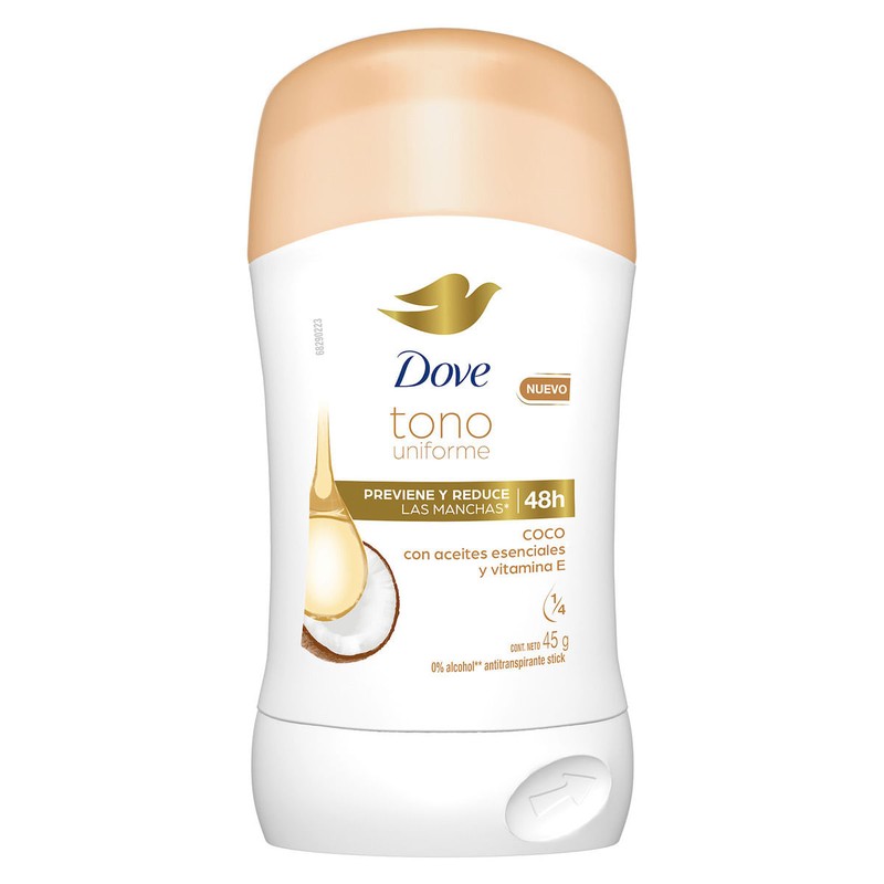 Desodorante Dove Clear Tone en Barra 45gr