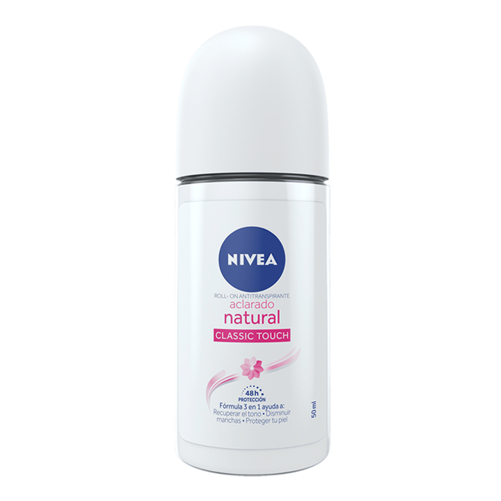 Desodorante Nivea Aclarado Natural Classic Touch Roll-On 50ml