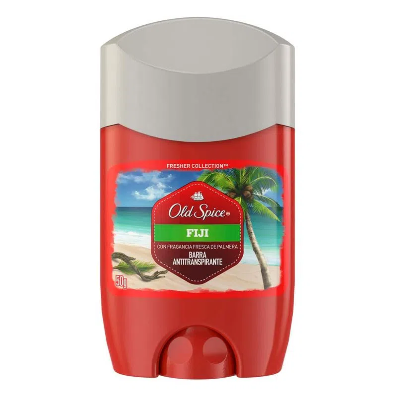 Desodorante Old Spice Fiji con Fragancia Fresca de Palmera en Barra 50gr