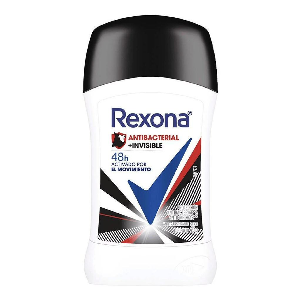 Desodorante Rexona Antibacterial en Barra 45gr
