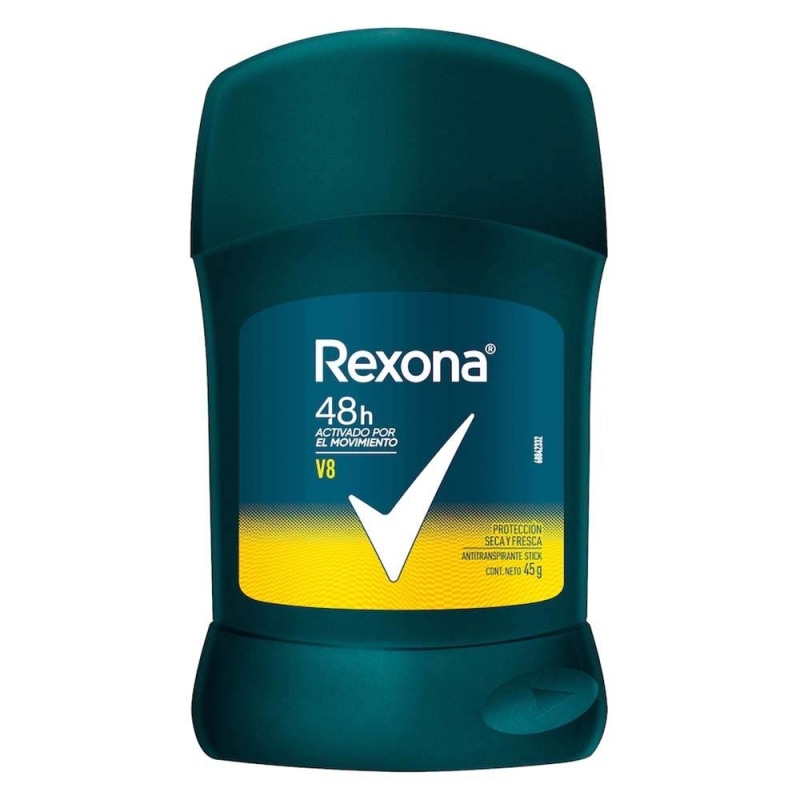 Desodorante Rexona V8 en Barra 45gr