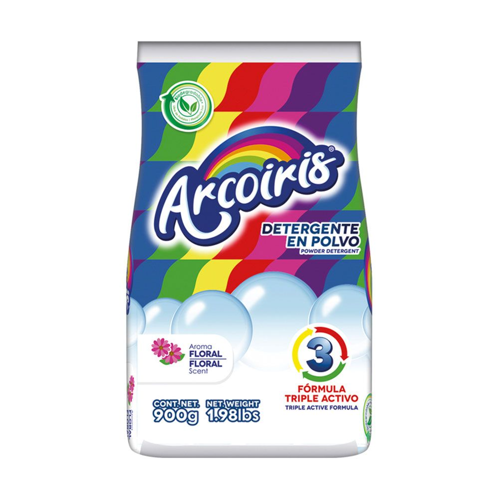 Detergente Arcoíris Multiusos en Polvo 900gr