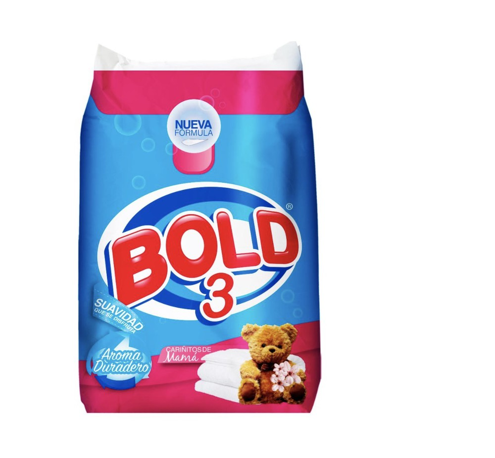 Detergente Bold 3 Cariñitos de Mamá en Polvo 500gr