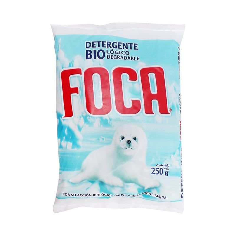 Detergente Foca en Polvo 250gr