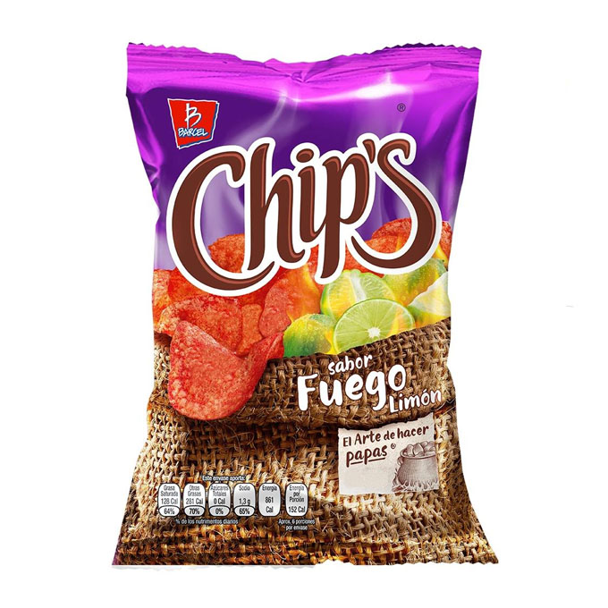 Papas Fritas Chips Barcel Fuego 46gr