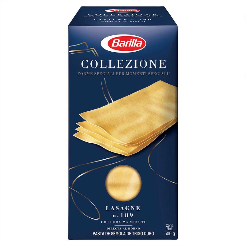 Pasta Barilla Collezione Lasagne 500gr