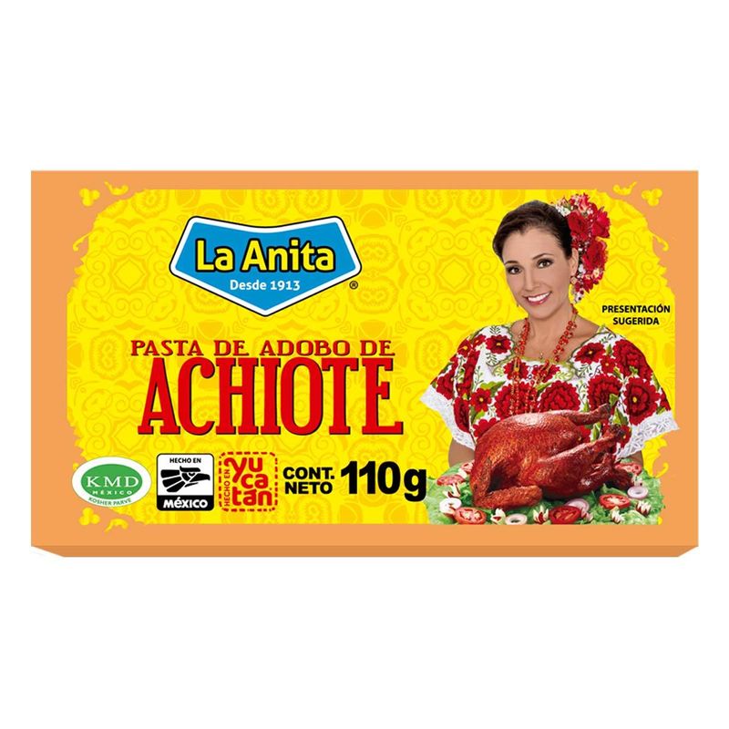 Pasta de Adobo de Achiote La Anita 110gr
