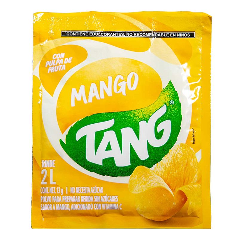 Polvo para Preparar Bebida Tang Sabor Mango 13gr