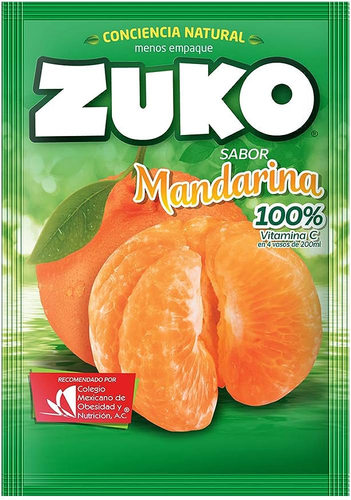 Saborizante Zuko Mandarina en Polvo 15gr