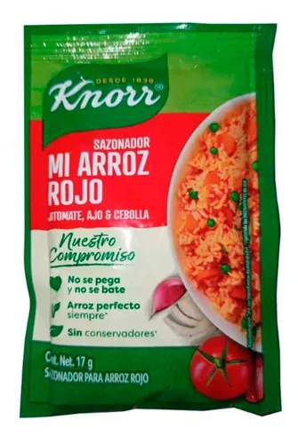 Sazonador Mi Arroz Knorr Rojo 17gr