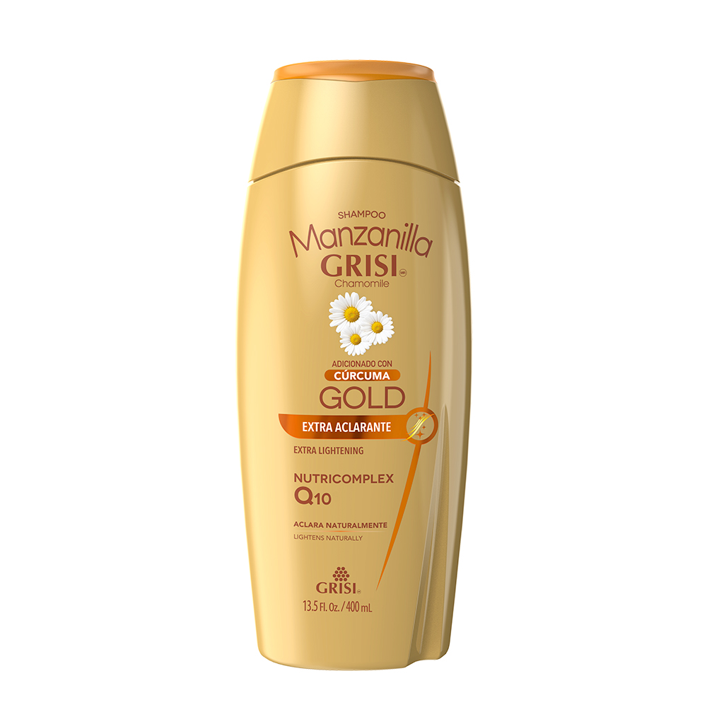 Shampoo Grisi Manzanilla Gold Cúrcuma Extra Aclarante 400ml