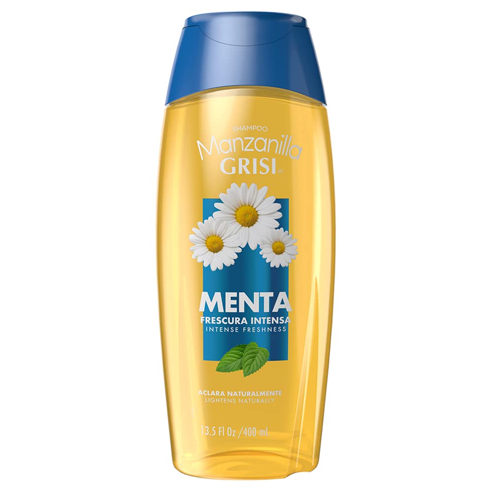 Shampoo Grisi Manzanilla Menta Frescura Intensa Nutricomplex Q10 400ml
