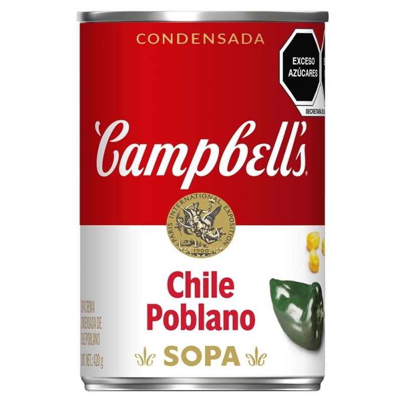 Sopa Campbell's Chile Poblano 420gr