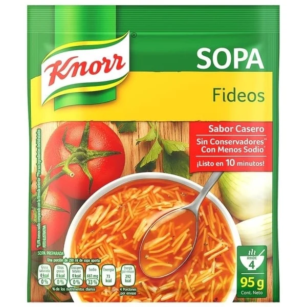 Sopa Knorr Fideo 95gr
