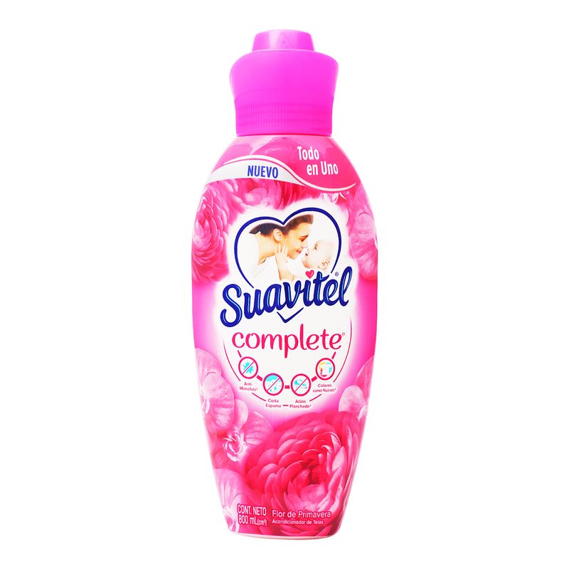 Suavizante de Telas Suavitel Complete Flor de Primavera 800ml