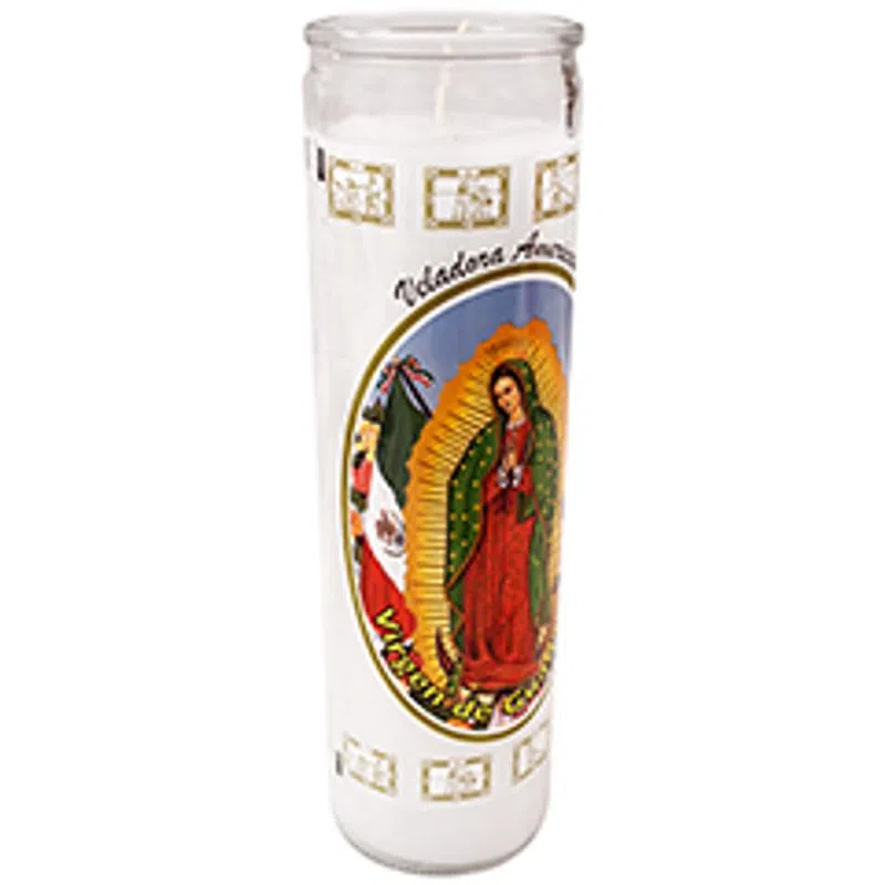 Veladora Virgen de Guadalupe 1pz