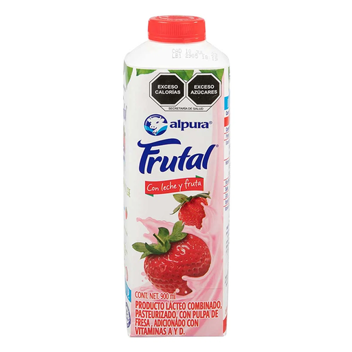 [FRUTAL FRESA 1LT] Yoghurt Alpura Bebible Frutal Fresa 1lt