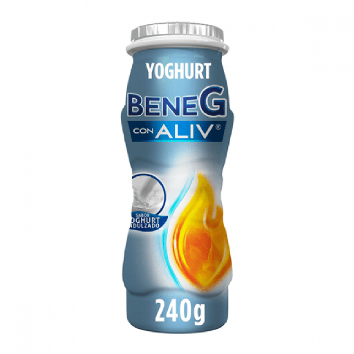 [BENE GASTRO 240GR] Yoghurt Danone Bebible Bene Gastro con Aliv Natural 240gr